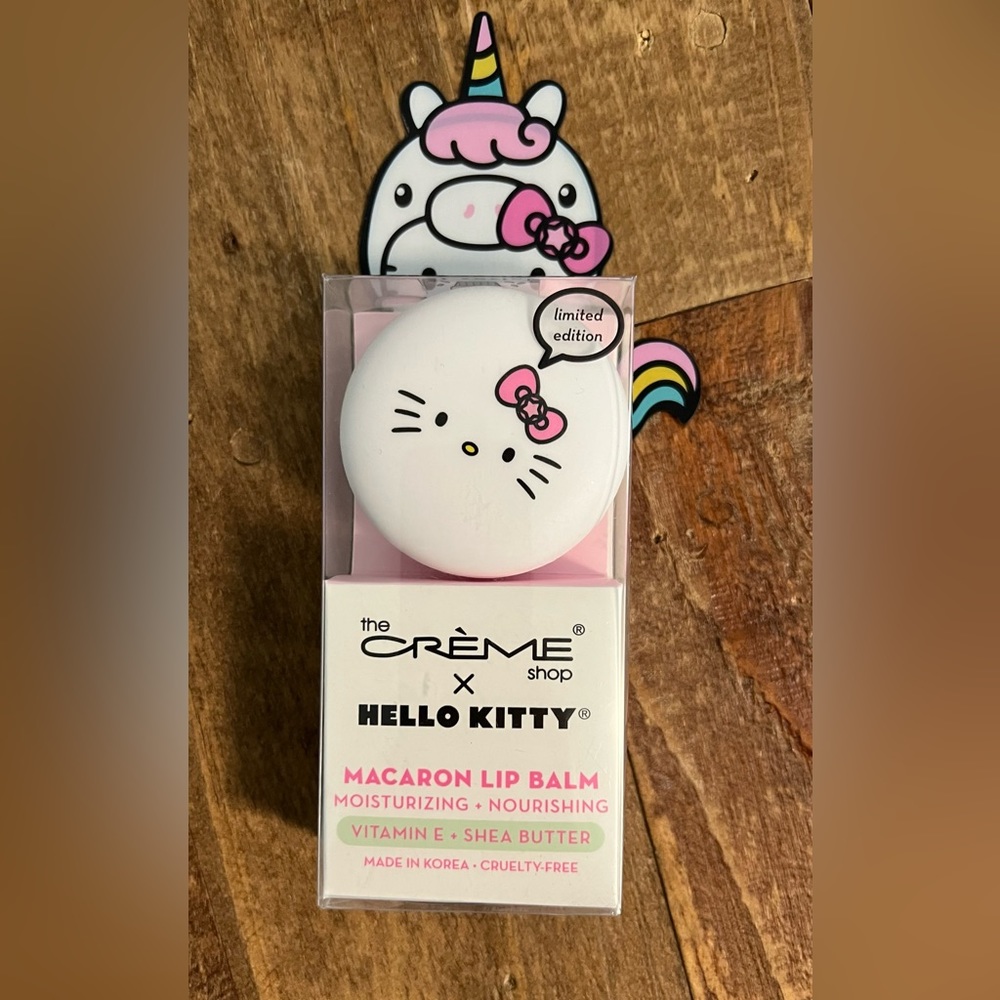 Hello Kitty limited edition macaron lip balm